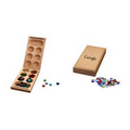 Travel Solid Wood Folding Mancala Game (African Stone Game)